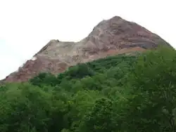 Shōwa-shinzan, powstała w 1943 r.