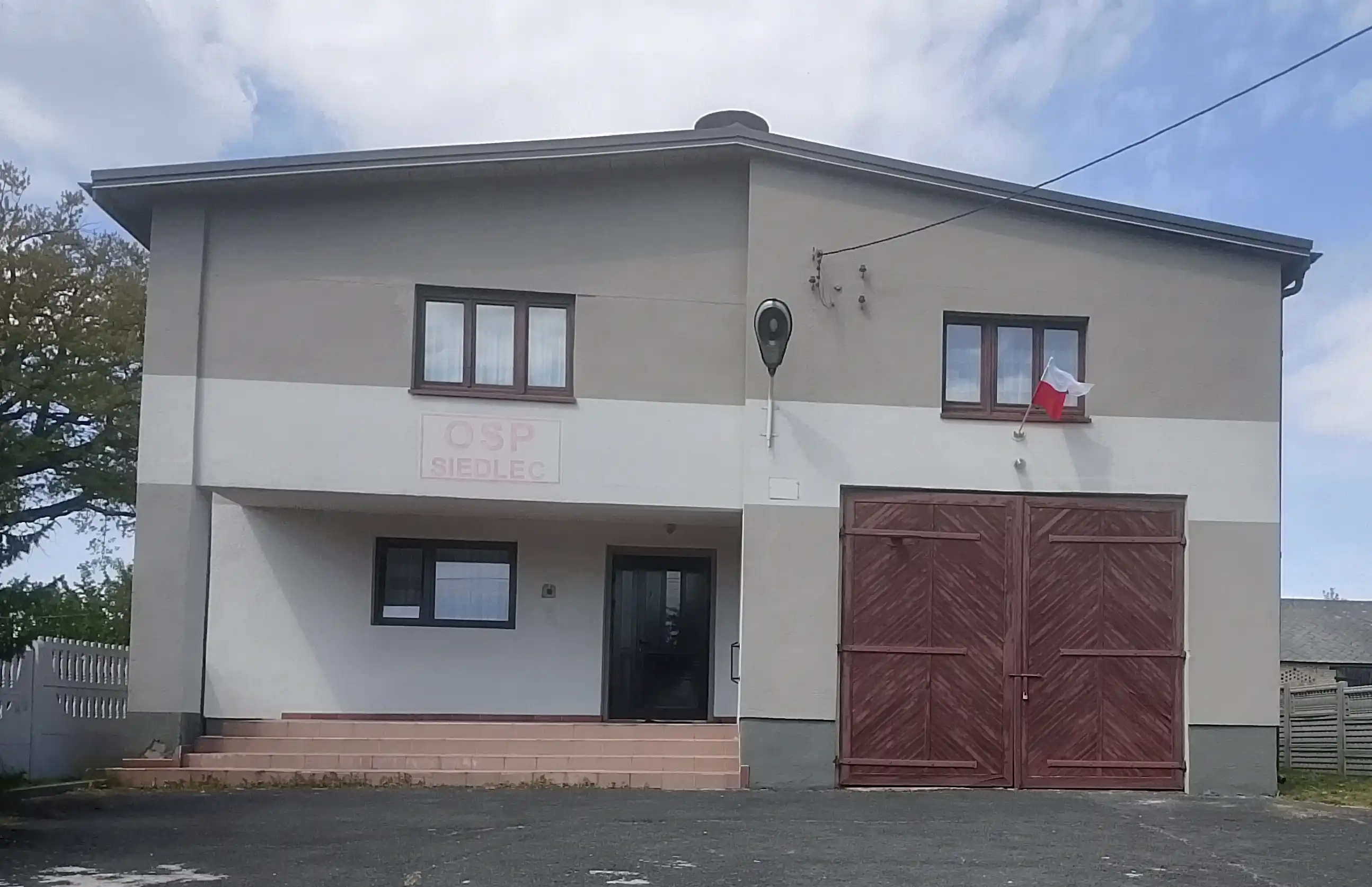 Remiza OSP w Siedlcu.