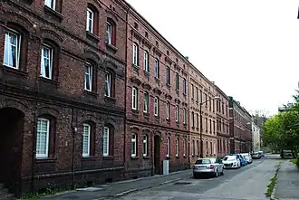 Kamienice wzdłuż ulicy św. Floriana