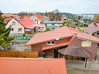 Centrum wsi ku północy