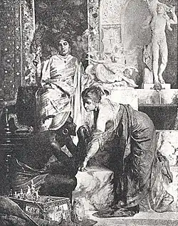 Sprzedaż amuletów, 1875