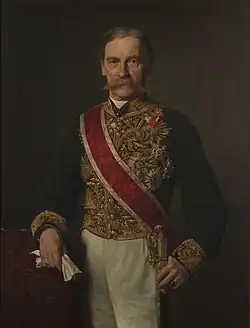 Karl Siegmund Graf von Hohenwart (1892); olej na płótnie, 110×86 cm; Österreichische Galerie Belvedere, Wiedeń