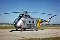 Sikorsky H-19 Chickasaw – jeden z helikopterów tego typu wykorzystano podczas filmowych scen w Alpach