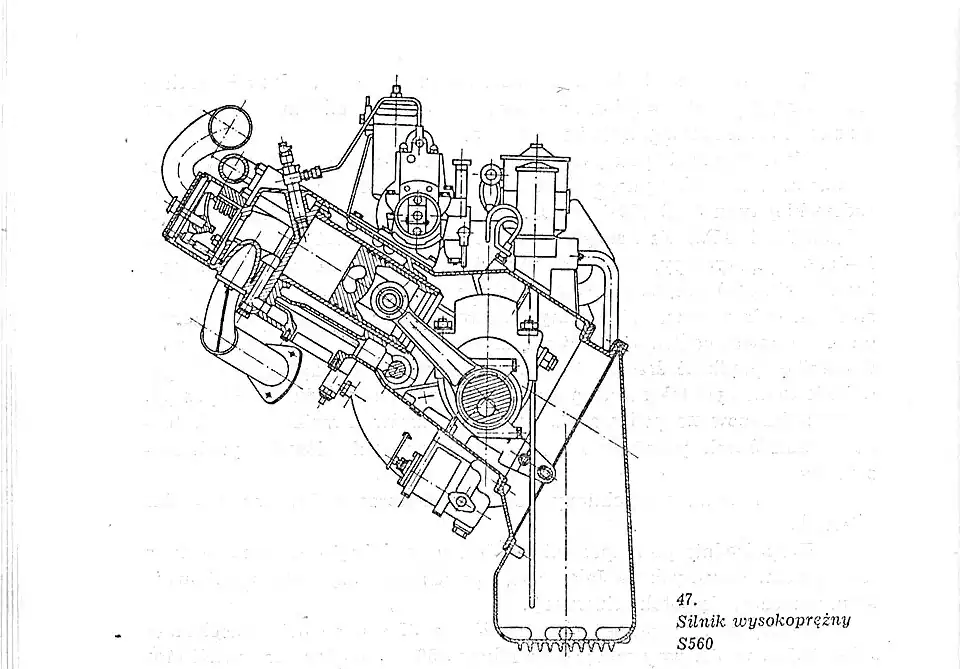 Silnik wysokoprężny S560