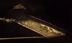 Fibula z Værløse – zbliżenie inskrypcji, III wiek, Dania