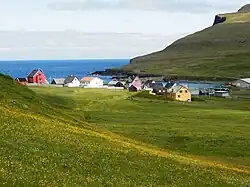 Skálavík w roku 2012.