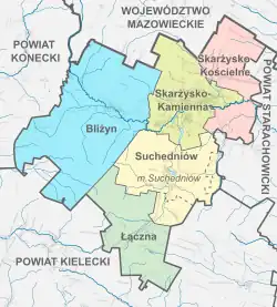 Plan powiatu skarżyskiego