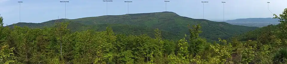 Widok na Halę Jaskową z podejścia na Muronkę