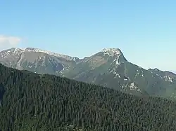 Kondracka Przełęcz widziana ze Skupniowego Upłazu