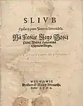 Slivb opisanij przes Simona Simonidesa na fescie jego mosci pana Adama Hieronima Sieniawskiego 1593