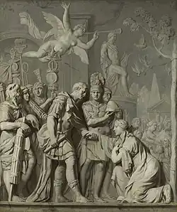 "Cesarz Tytus nadaje prawa Rzymianom" z 1785 r. Muzeum Narodowe w Warszawie