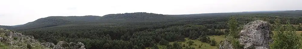 Widok na Sokole Góry z Biakła