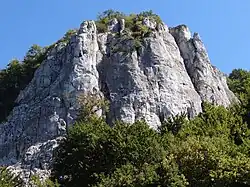 Widok na Sokolicę z pola namiotowego