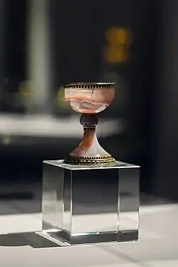 Solniczka gotycka z ok. 1500 roku na wystawie