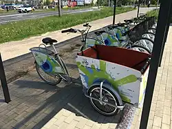 Sosnowiecki Rower Miejski, rowery Cargo w Parku Sieleckim w Sosnowcu