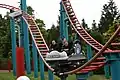 Spinning coaster Spinball Whizzer w parku Alton Towers, Wielka Brytania