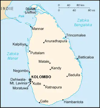 Mapa opisywanego kraju