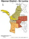 Dystrykt Mannar, do którego należy między innymi wyspa Mannar