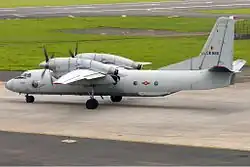 An-32B w 2008 roku (nieaktualny od 2010 znak rozpoznawczy)