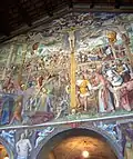 Kościół pw. NMP Santa Maria degli Angioli, fresk «Ukrzyżowanie Chrystusa»