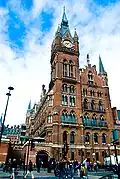 dawny Midland Grand Hotel, stacja St. Pancras, Londyn (1866-76)