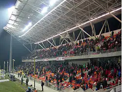 Trybuna północna (luty 2014)