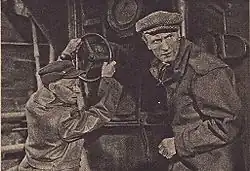 Władysław Hańcza (po prawej) i Edmund Biernacki