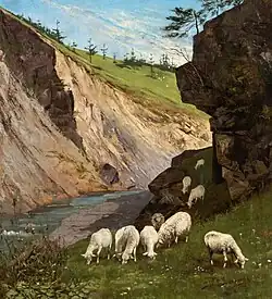 Owce na Huculszczyźnie, 1889