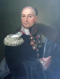 Gen. Stanisław Potocki, dowódca 1 BP do 1818 sprzed wybuchu powstania