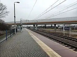 Peron 2, widok w stronę Tarnowa