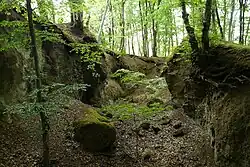 Stary kamieniołom bazaltu na Jezovské hoře