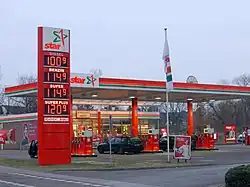 Jedna ze stacji paliw PKN Orlen w Niemczech pod marką „Star”