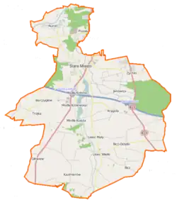 Plan gminy Stare Miasto