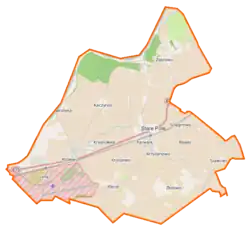 Plan gminy Stare Pole