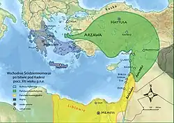 Mapa opisywanego kraju