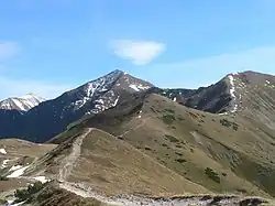 Starorobociański Wierch z Trzydniowiańskiego Wierchu