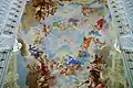 Fresk sufitowy nad cesarską klatką schodową w opactwie w Altenburgu (1739)