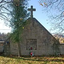 Widok na pomnik główny