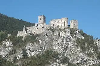 Zamek od wschodniej strony