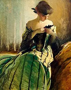 Study in Black and Green, przed 1906, Metropolitan Museum of Art, Nowt Jork