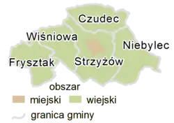 Plan powiatu strzyżowskiego