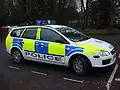 Ford Focus jako radiowóz Suffolk Constabulary