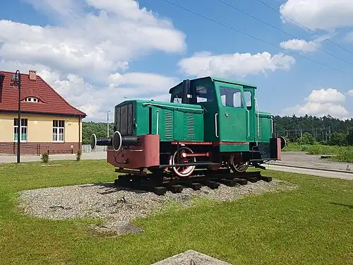 Pomnikowa lokomotywa SM03