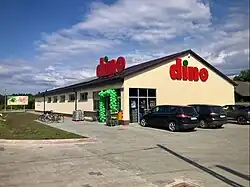 Supermarket sieci Dino w Wincentowie