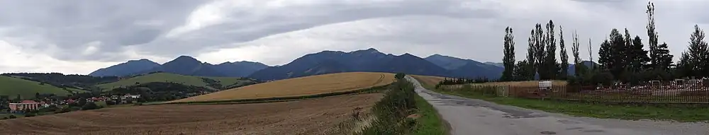 Widok ogólny miejscowości Svätý Kríž