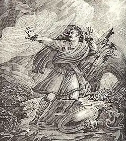 Świętopełk. Ilustracja autorstwa Borisa Czorikowa do książki Artysta Karamazin lub historia Rosji w obrazach (Petersburg, 1836).