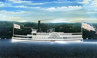 Sylvan Glen, olej na płótnie, James Bard 1870 (New-York Historical Society)