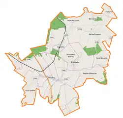 Plan gminy Szastarka