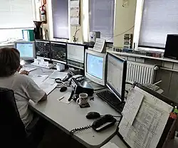 Nastawnia komputerowa na stacji Szczecin Główny