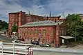 Budynek od strony Odry